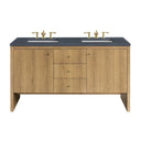 Light Natural Oak / Charcoal Soapstone - 3 Faucet Holes