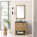 Light Natural Oak / Charcoal Soapstone - 3 Faucet Holes