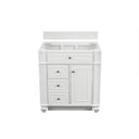 Bright White / No Countertop