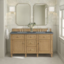 Light Natural Oak / Parisien Bleu - 3 Faucet Holes