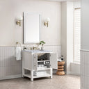 Bright White / Carrara White - 3 Faucet Holes