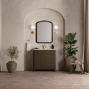 Sable / Victorian Silver - 1 Faucet Holes