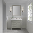 Urban Gray / White Zeus - 1 Faucet Hole