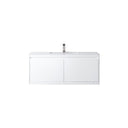 Glossy White / Glossy White - 1 Faucet Hole