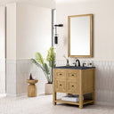Light Natural Oak / Charcoal Soapstone - 3 Faucet Holes