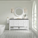Bright White / Parisien Bleu - 3 Faucet Holes