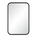 Renwil Kaja 36" Tall Rectangle Wall Mirror - Black