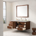 Mid-Century Walnut / Victorian Silver - 3 Faucet Holes