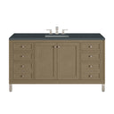 Walnut Whisper / Charcoal Soapstone - 3 Faucet Holes
