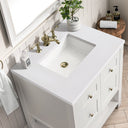 Bright White / White Zeus - 3 Faucet Holes