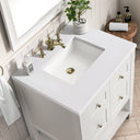 Bright White / White Zeus - 3 Faucet Holes