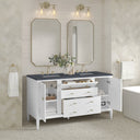 Bright White / Charcoal Soapstone - 3 Faucet Holes
