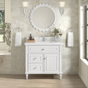 Bright White / White Zeus - 1 Faucet Hole