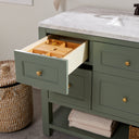 Smokey Celadon / Arctic Fall - 3 Faucet Holes