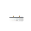 Glossy White / Radiant Gold / Dusk Grey Glossy - 1 Faucet Hole