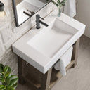 Weathered Timber / Glossy White