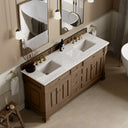 Pecan / Eternal Jasmine Pearl - 3 Faucet Holes