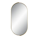 Renwil Aleah 40" Tall Oval Wall Mirror - Yellow