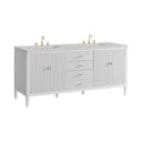 Bright White / Eternal Jasmine Pearl - 3 Faucet Holes