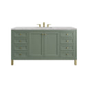 Smokey Celadon / Victorian Silver - 3 Faucet Holes