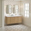Light Natural Oak / White Zeus - 1 Faucet Hole