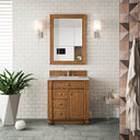 Saddle Brown / Victorian Silver - 3 Faucet Holes