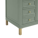 Smokey Celadon / Victorian Silver - 3 Faucet Holes