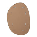 Renwil Camona 42" Tall Irregular Rectangular Oval Mirror - Satin Brass