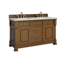 Honey Oak / Eternal Jasmine Pearl - 3 Faucet Holes