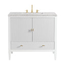 Bright White / Eternal Jasmine Pearl - 3 Faucet Holes