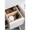 Glossy White / Glossy White - 1 Faucet Hole