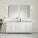 Glossy White / Victorian Silver - 3 Faucet Holes