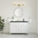 Glossy White / Parisien Bleu - 3 Faucet Holes
