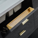 Carbon Oak / Victorian Silver - 3 Faucet Holes