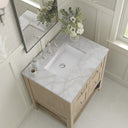 Whitewashed Oak / Victorian Silver - 3 Faucet Holes