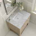 Whitewashed Oak / Victorian Silver - 3 Faucet Holes