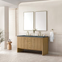 Light Natural Oak / Parisien Bleu - 3 Faucet Holes