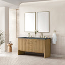 Light Natural Oak / Parisien Bleu - 3 Faucet Holes