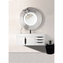 Glossy White / Matte Black / Glossy White - 1 Faucet Hole
