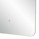 Renwil Rimini 36" Tall Rectangular Led Mirror - Clear