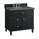 Black Onyx / Parisien Bleu - 3 Faucet Holes