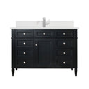 Black Onyx / White Zeus - 1 Faucet Hole