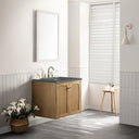 Light Natural Oak / Parisien Bleu - 3 Faucet Holes