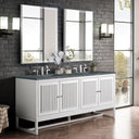 Glossy White / Parisien Bleu - 3 Faucet Holes
