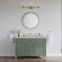 Smokey Celadon / Victorian Silver - 3 Faucet Holes