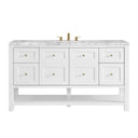 Bright White / Carrara White - 3 Faucet Holes