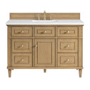 Light Natural Oak / White Zeus - 3 Faucet Holes