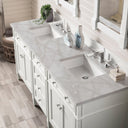 Bright White / Victorian Silver - 3 Faucet Holes