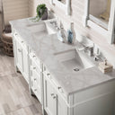 Bright White / Victorian Silver - 3 Faucet Holes