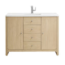 Coastal Driftwood / White Zeus - 1 Faucet Hole